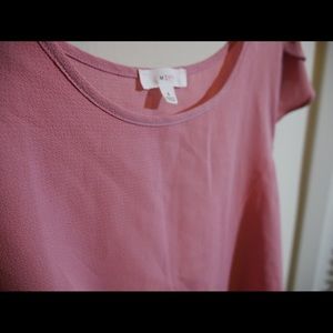 Plain pink girls blouse